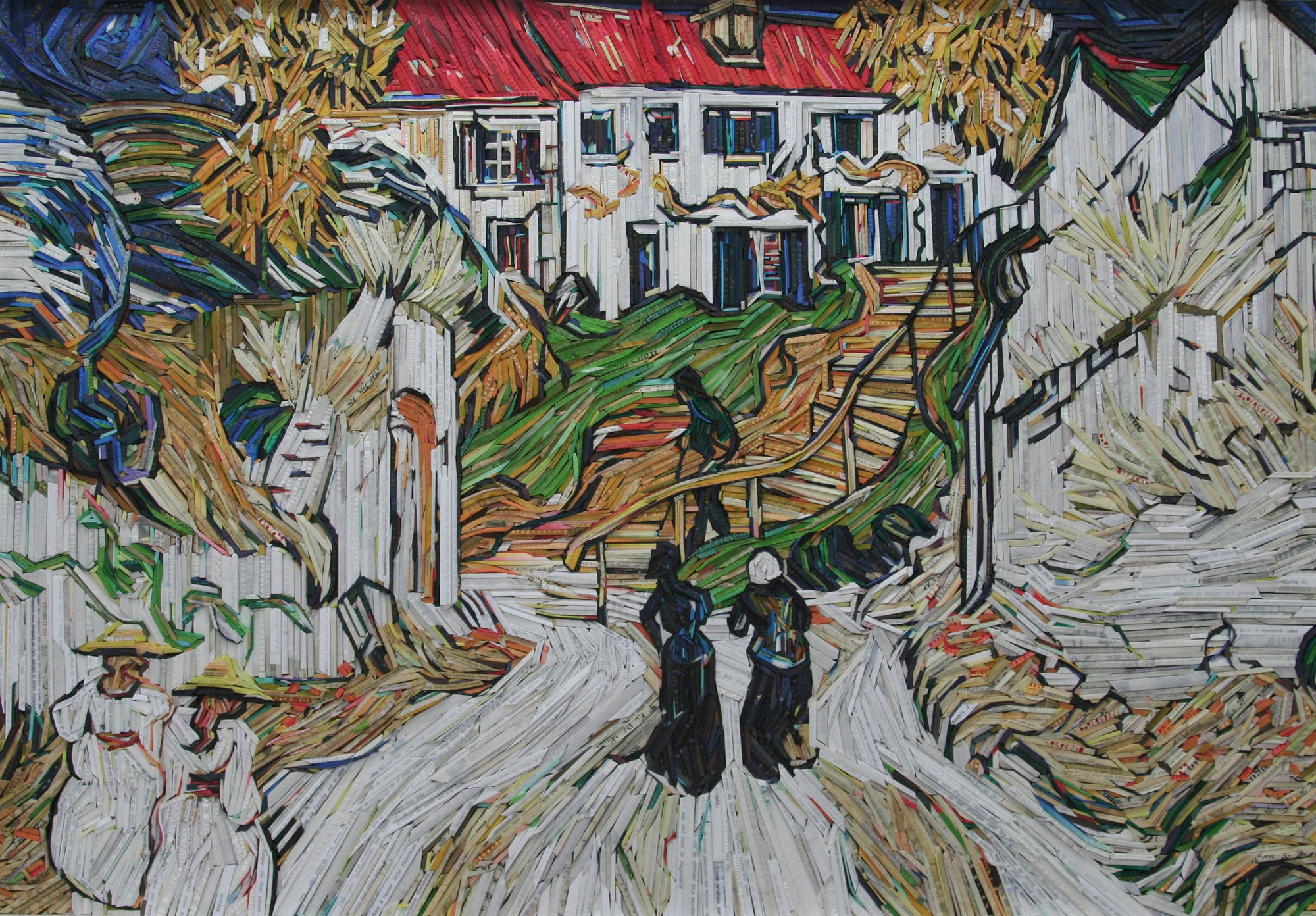 Kyu-Hak Lee, Monument- Street Road Auvers, 2012