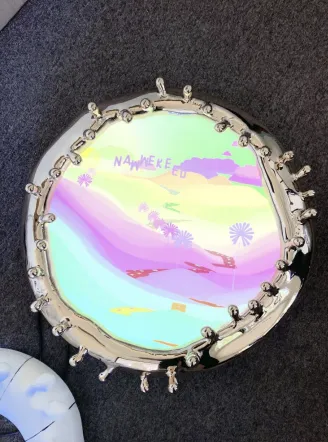 The Haas Brothers, Endless Painting - Circle, 2023