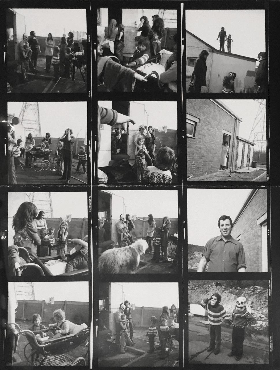 Jo Spence, Contact Sheet - Gypsies, 1974