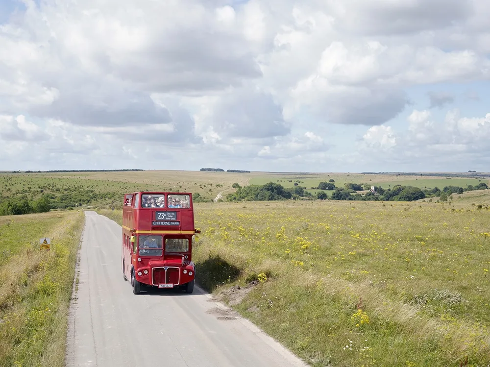Simon Roberts, Imber Village Open Day, Salisbury Plain, Wiltshire, 2013, 2013
