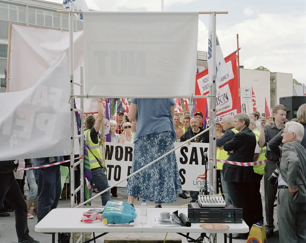 Simon Roberts, National Union of Teachers Strike Rally, Guildhall Square, Southampton, 2011, 2011