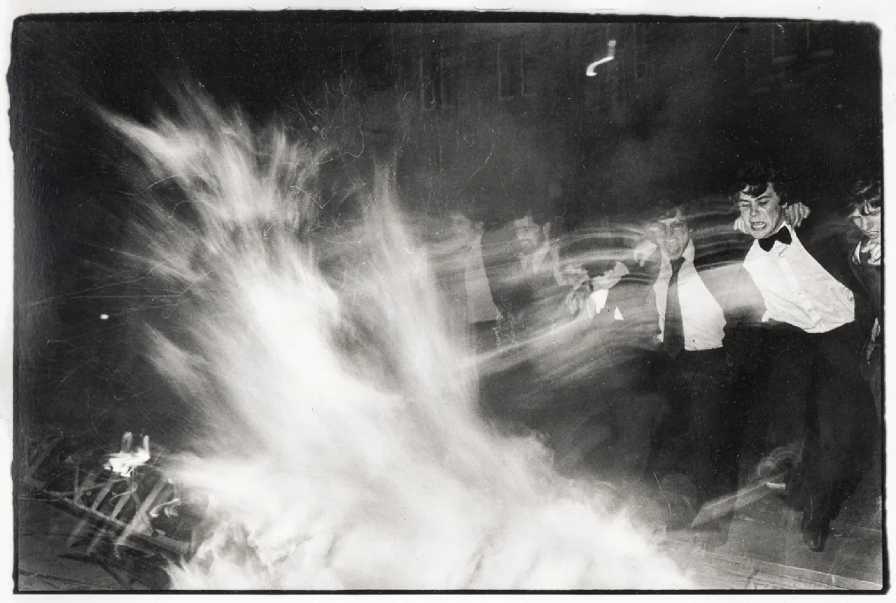 Dafydd Jones, Burning Boats, c.1980