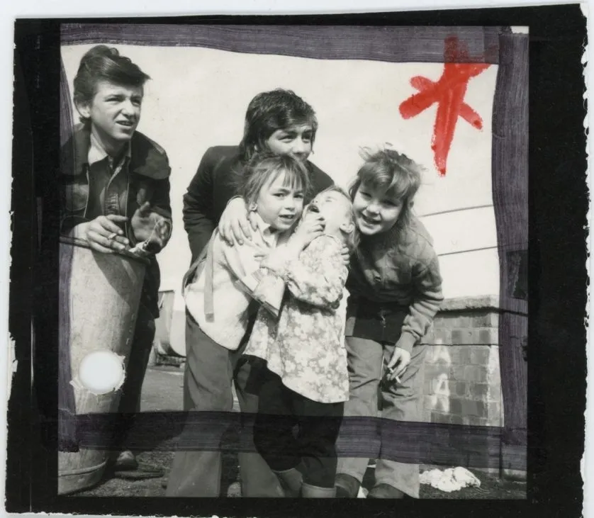 Jo Spence, Contact print - Gypsies, 1974