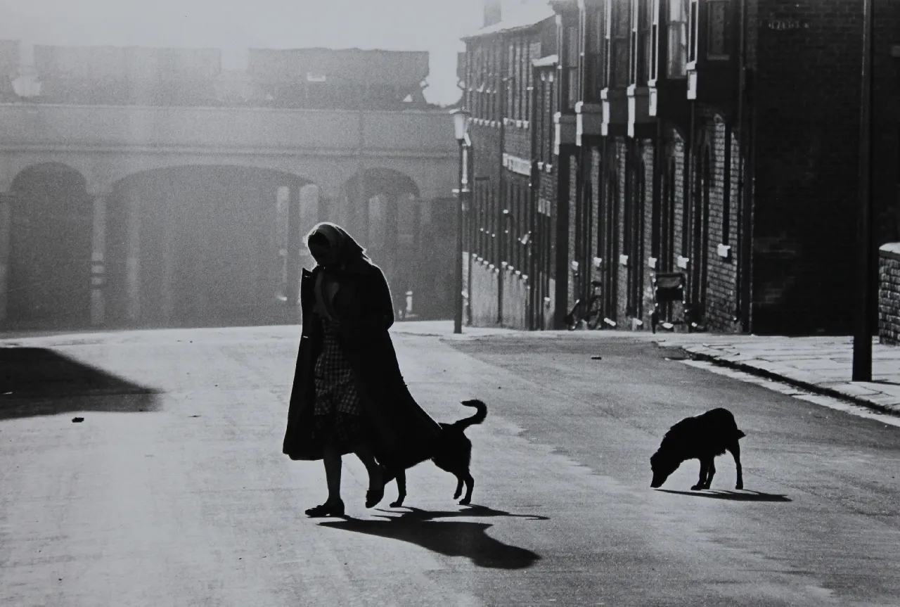 Colin Jones, Woman with Dogs, 1963