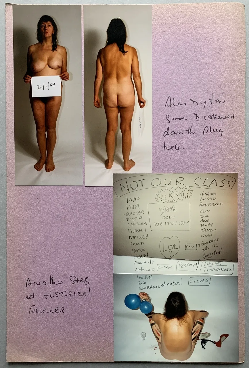 Jo Spence, Opening Up the Family Album (historical recall), 1989