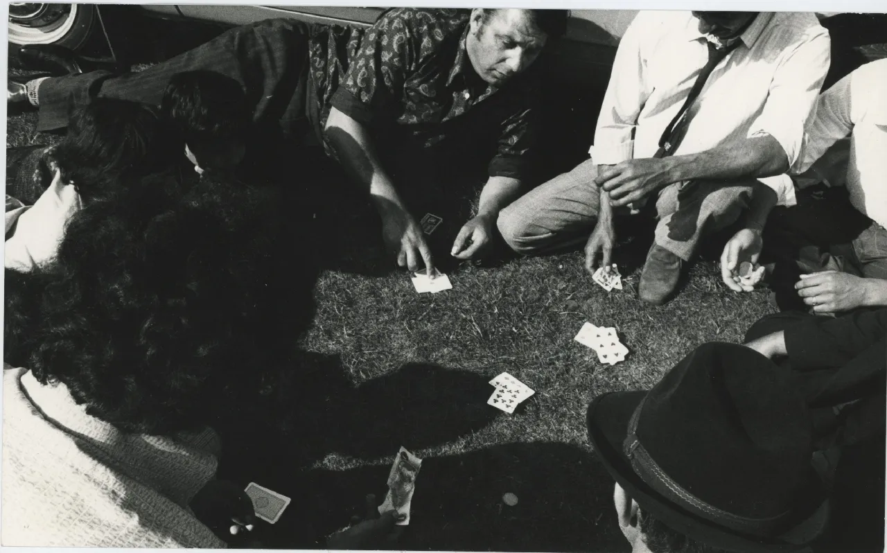Jo Spence, Gypsies (playing cards), 1974