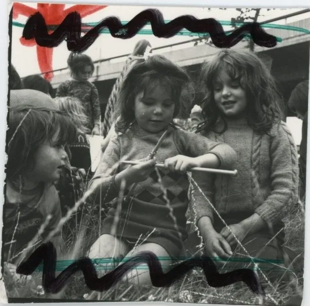 Jo Spence, Contact print - Gypsies, 1974