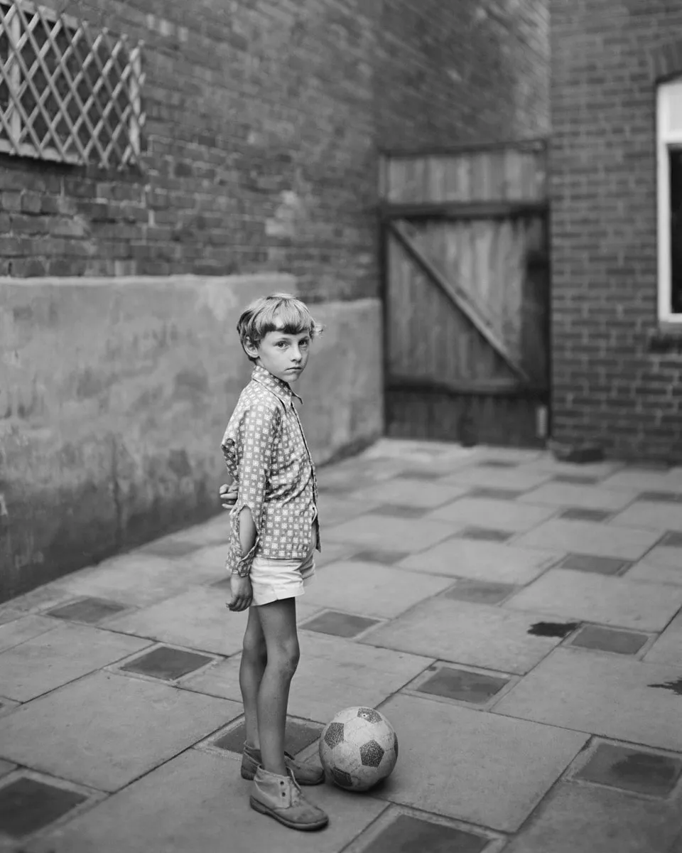 John Myers, Young Boy with Ball, 1974