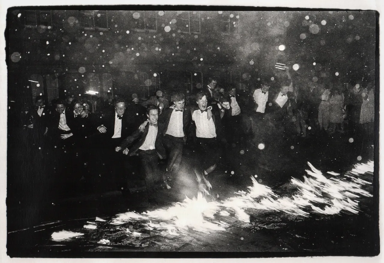 Dafydd Jones, Burning Boats, c.1980