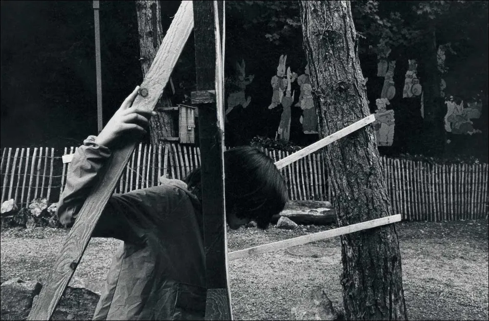 Paul Hill, Girl in Anorak, Matlock, Bath Illuminations, 1977