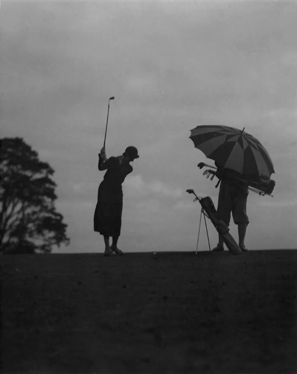 Bill Brandt, Golf in the Rain, 1934