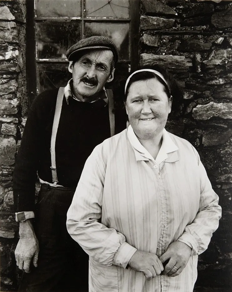Chris Killip, Mr and Mrs Mylroi, Church Farm, Cregneash (Isle of Man Portfolio), 1973