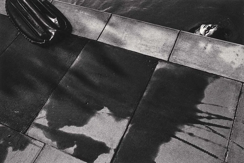 Paul Hill, Airbed and Swimmer, Bradbourne, 1976, 1976