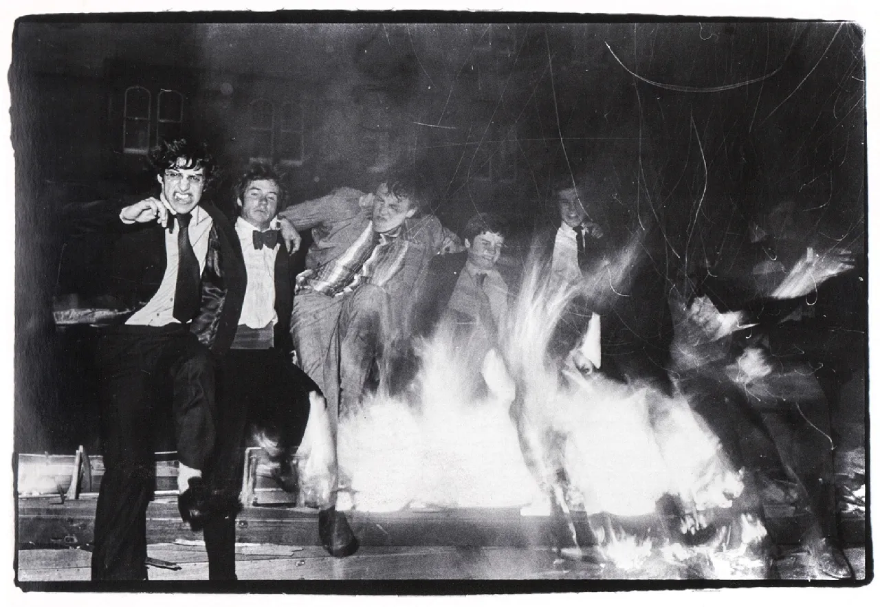 Dafydd Jones, Burning Boats, c.1980