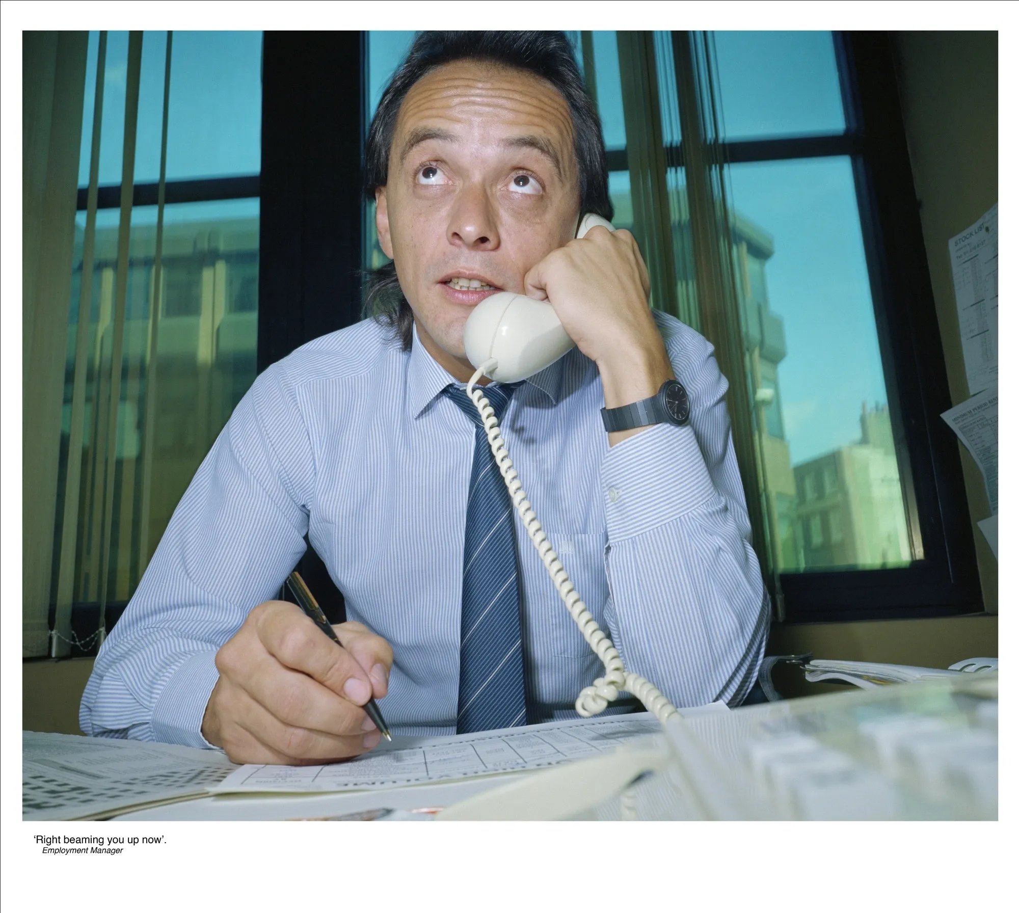 Anna Fox, Work Stations, Company dealing in office equipment, West End (26), 1988