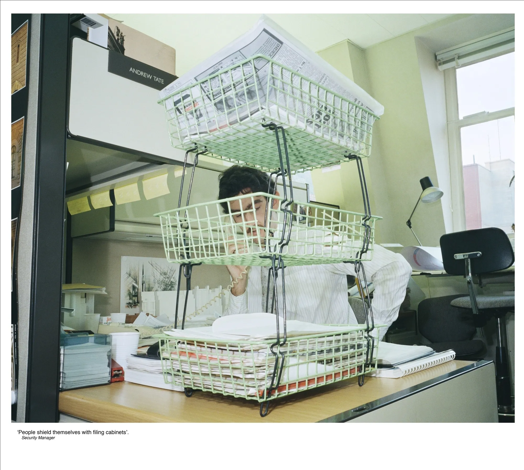 Anna Fox, Work Stations, Insurance Company, Architect's Department, the City (18), 1988