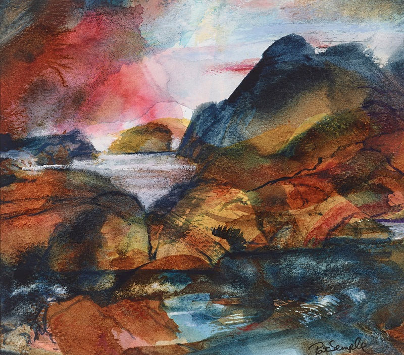 Pat Semple RSW, Loch Laxford, Sutherland