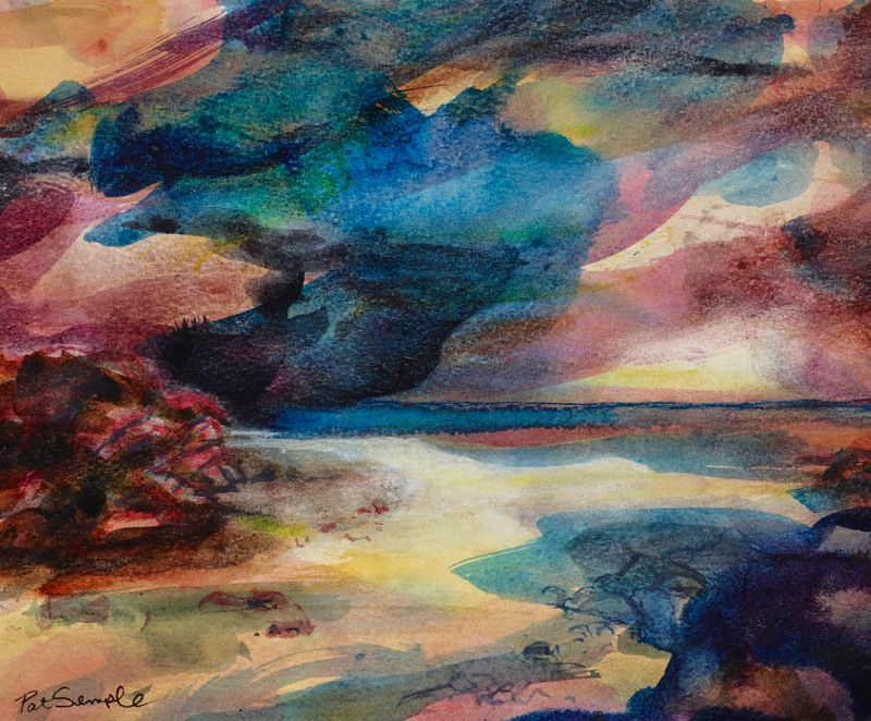 Pat Semple, View North Dornoch Beach