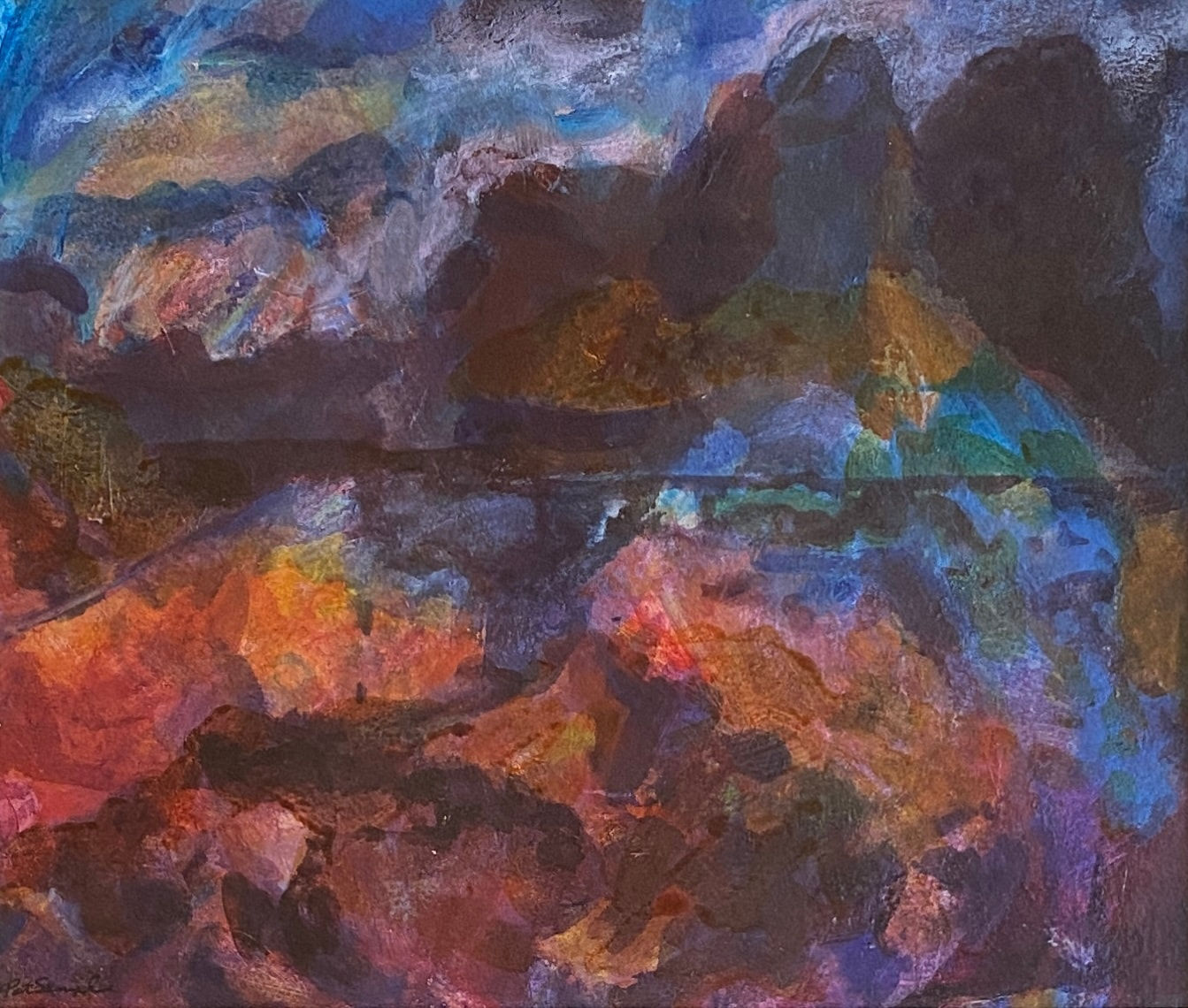 Pat Semple RSW, Loch Merkland