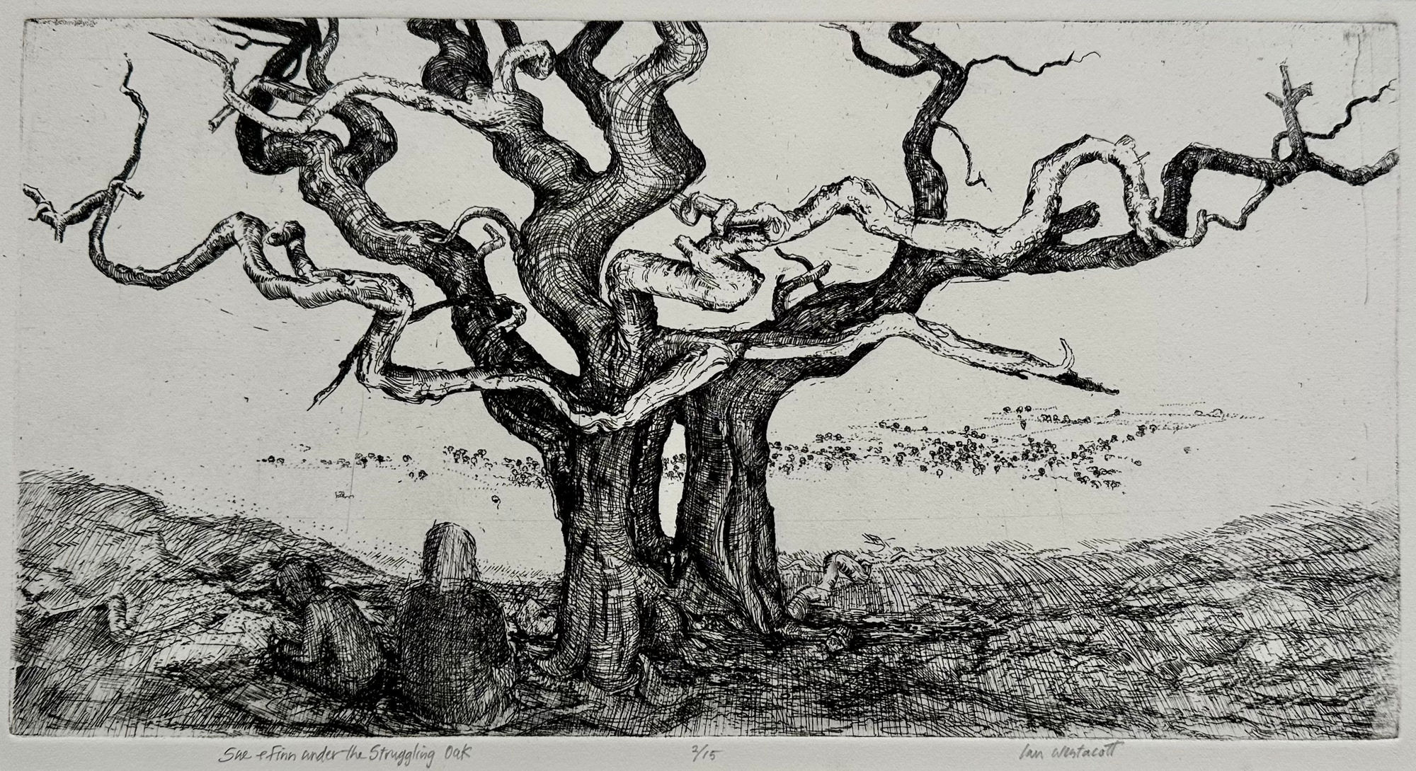 Ian Westacott, Sue and Finn Under the Struggling Oak