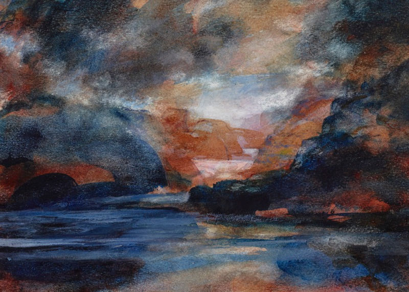 Pat Semple RSW, Narrow Fjord, Faroe Islands