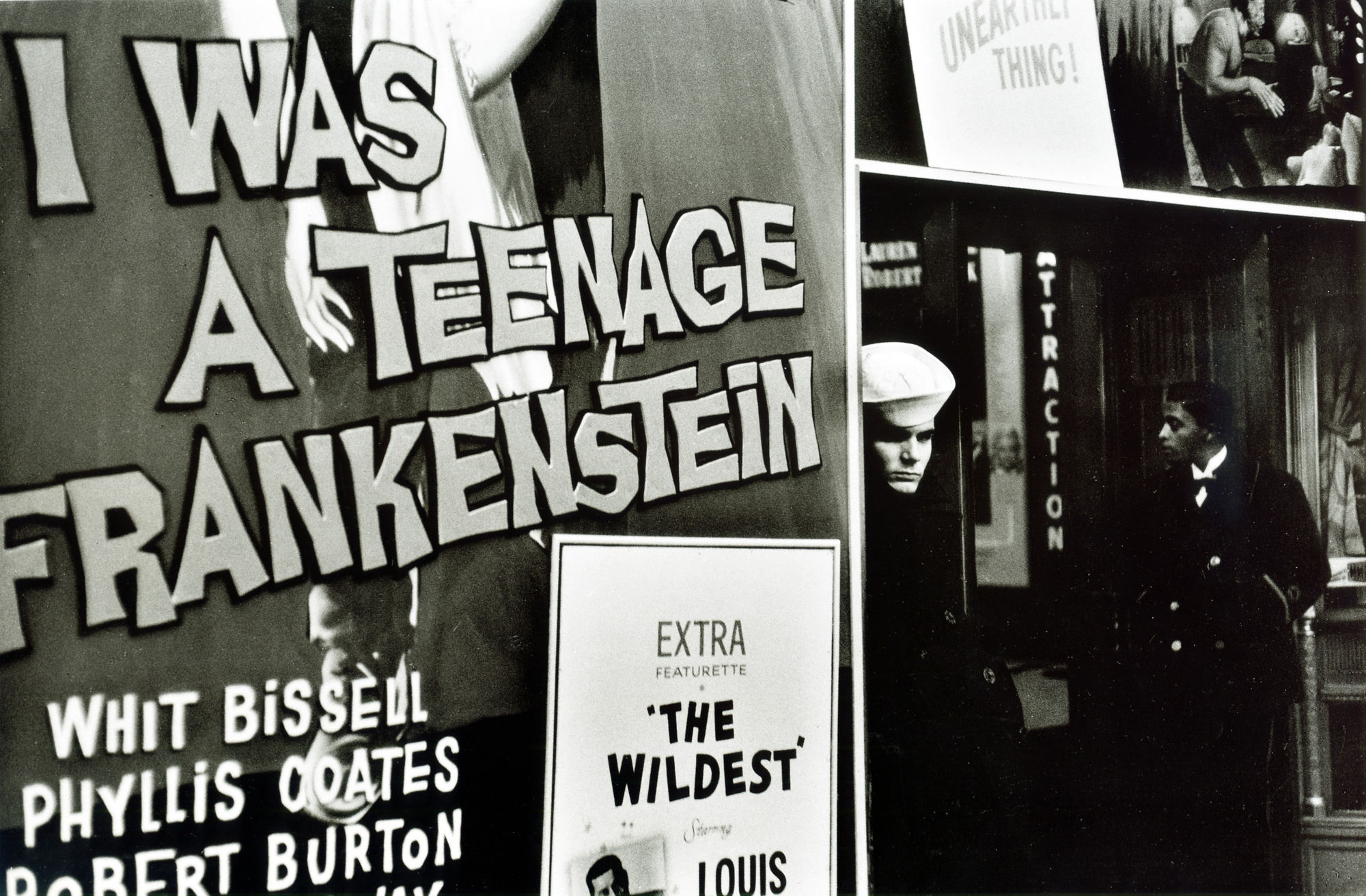 Frank Paulin, I WAS A TEENAGE FRANKENSTEIN, Times Square, New York City, 1956