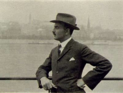 André Kertész, Untitled (Portrait of Imre Kertesz), 1923