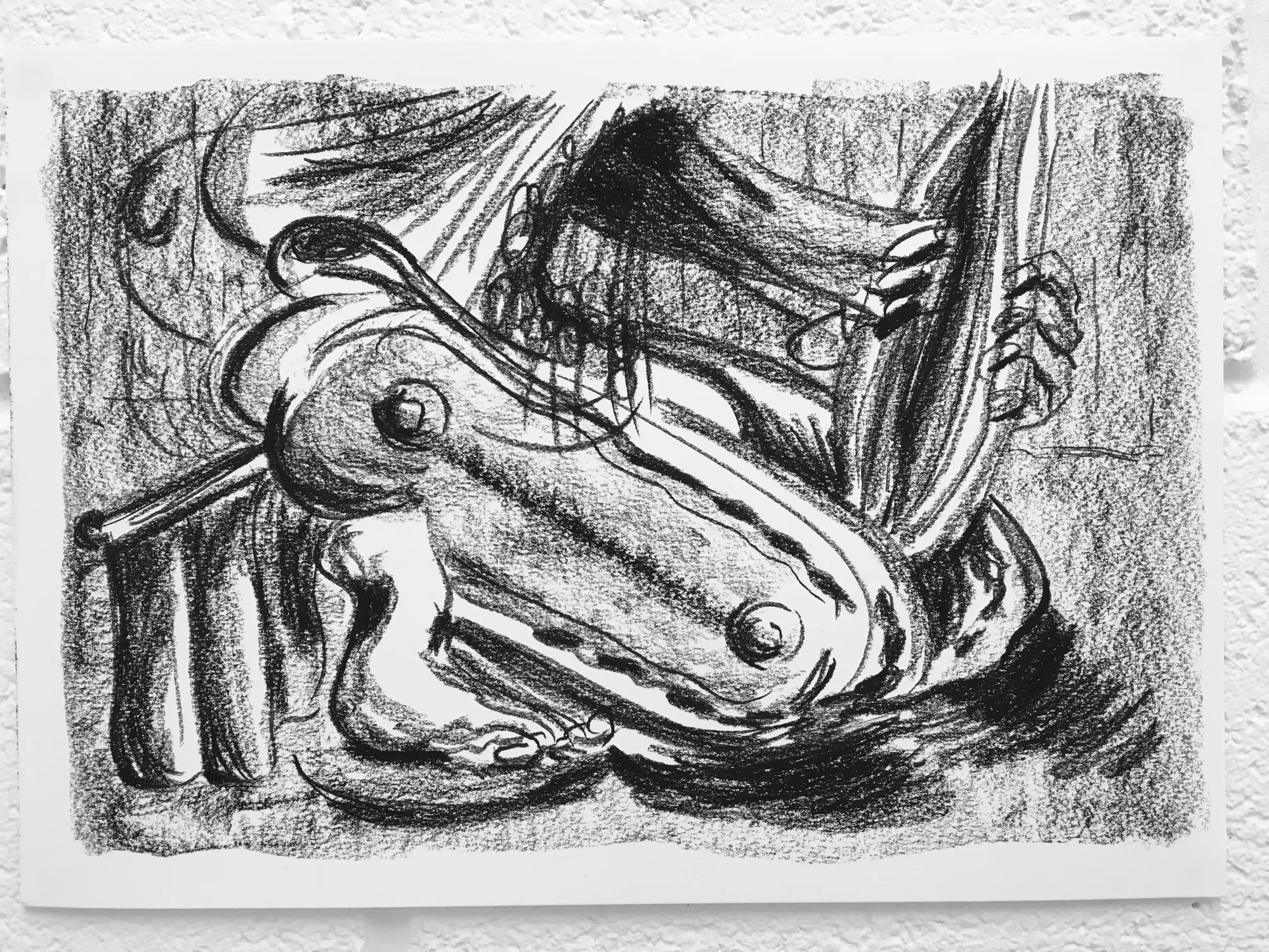 Joe Madeira, Study for Reclined Figure 1, 2018