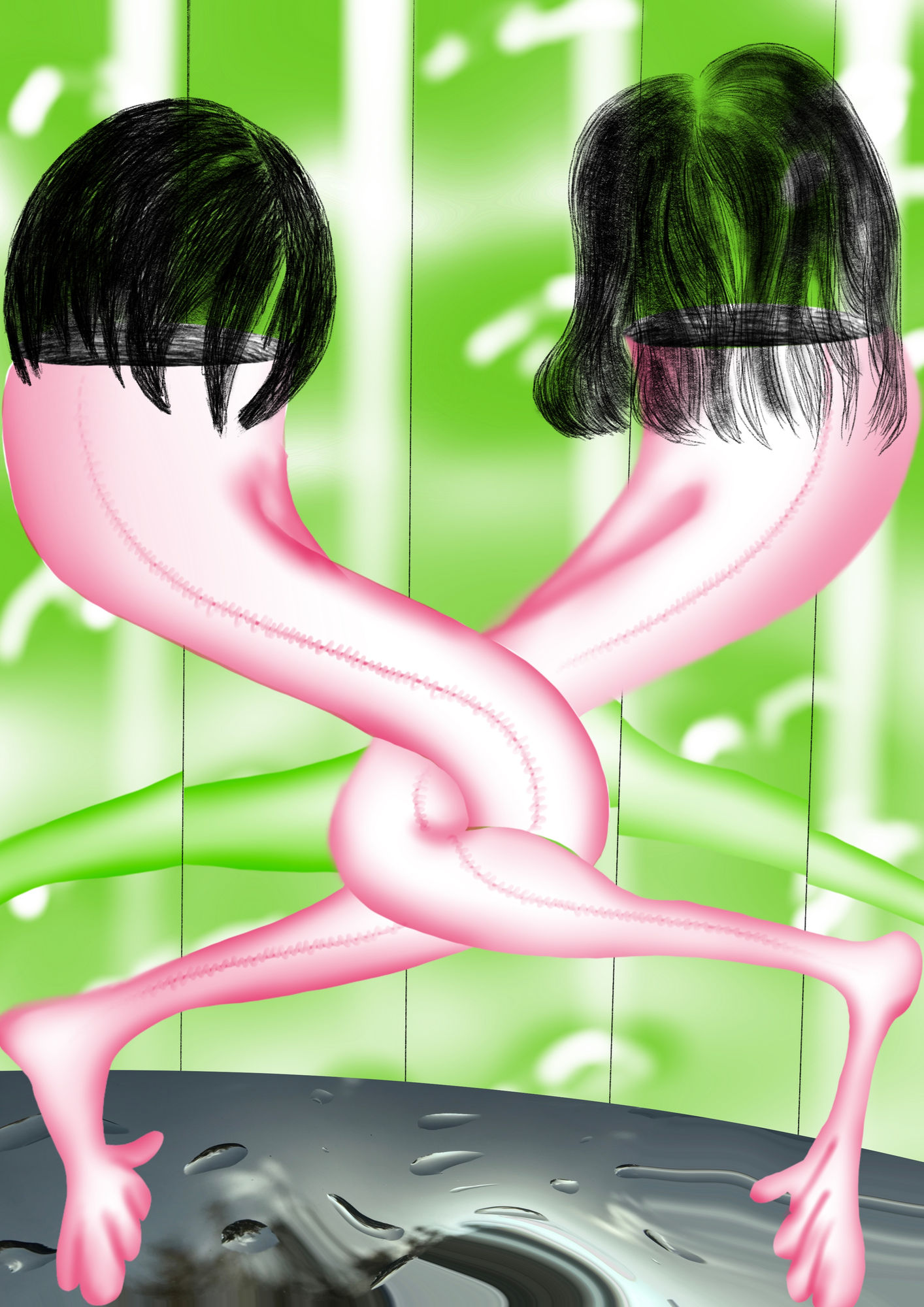 Joe Madeira, Study for Fight, 2018