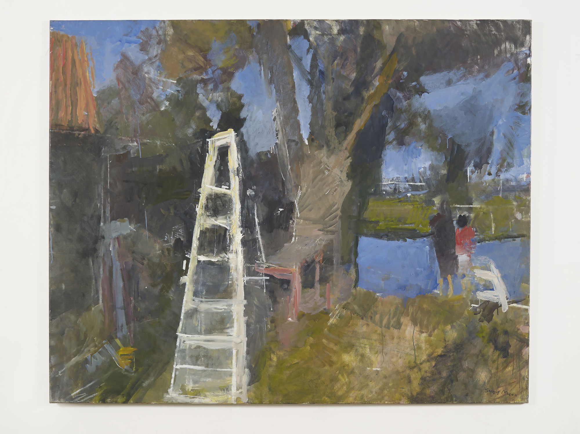 Sargy Mann, Stepladder by the River, c. 1992