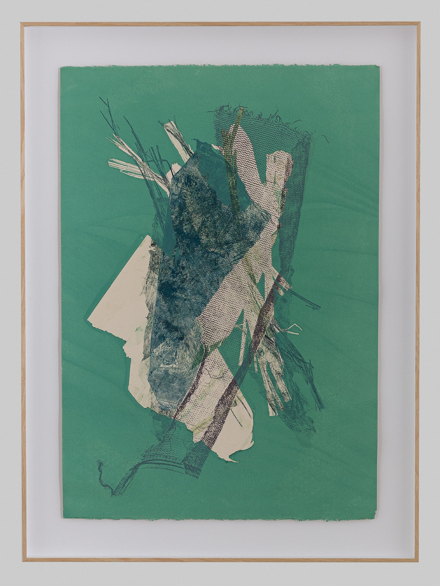 Ross Passmoor, Agglomeration on Teal, 2019