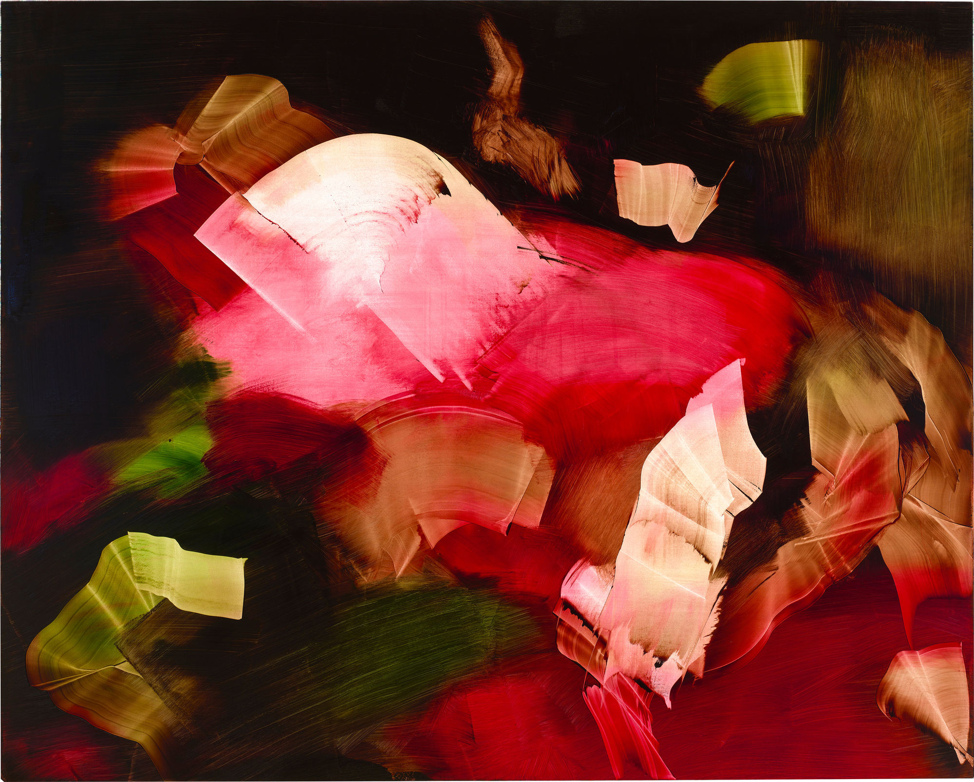 Elise Ansel, Sardanapalus III, 48x60-cat, 2022