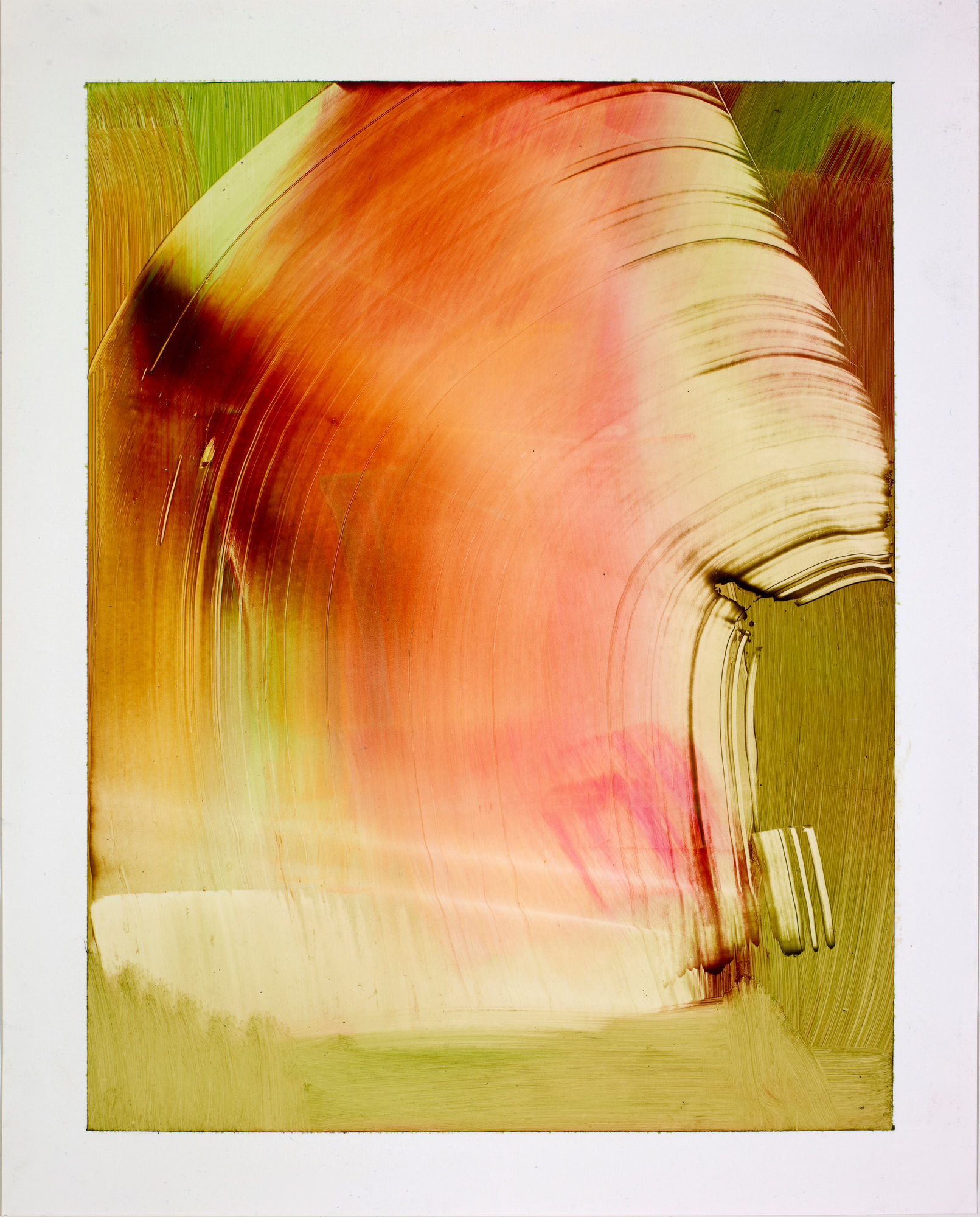 Elise Ansel, oil study II for Woman Reading, 2024