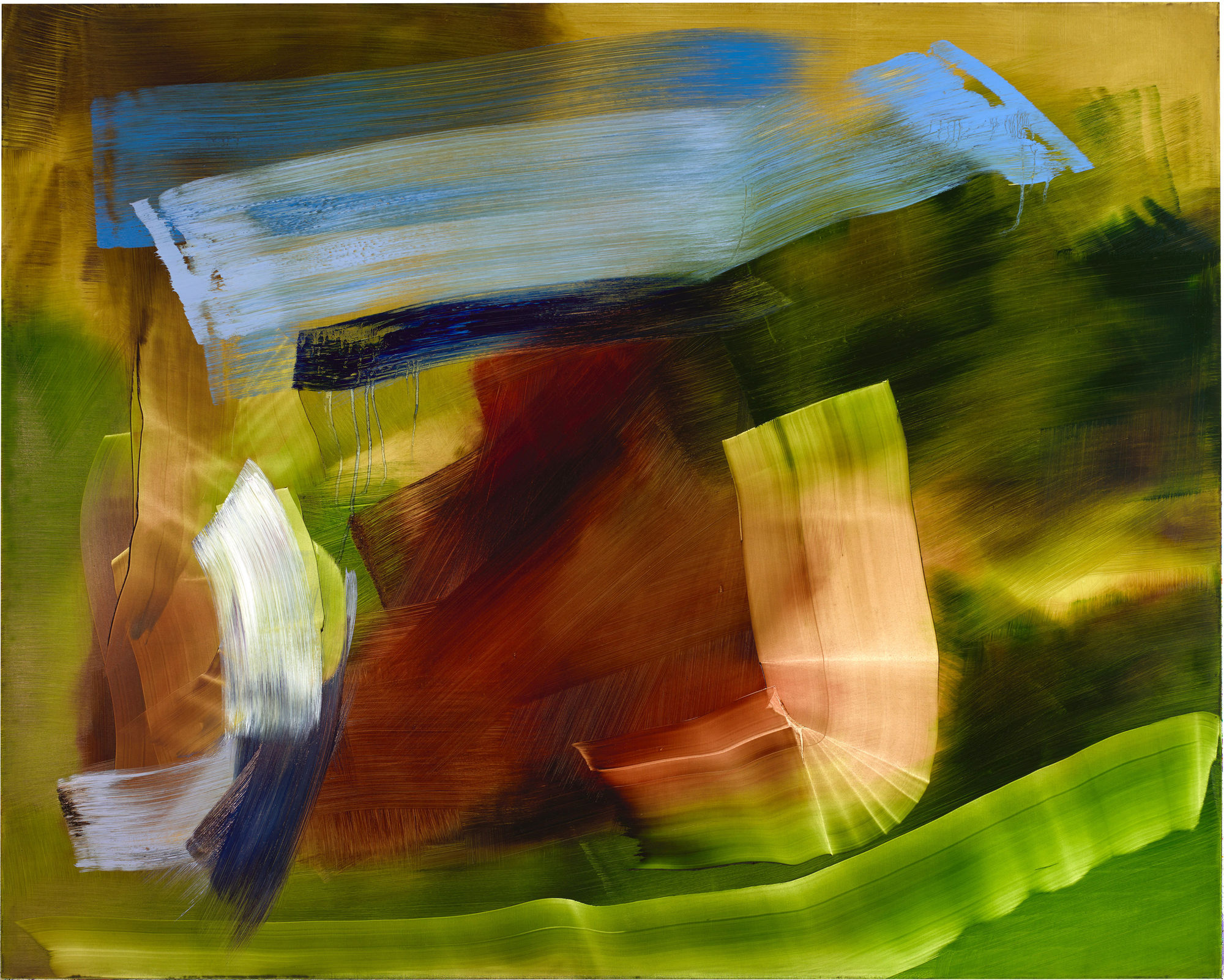 Elise Ansel, Pastoral II, 48x60- cat, 2022