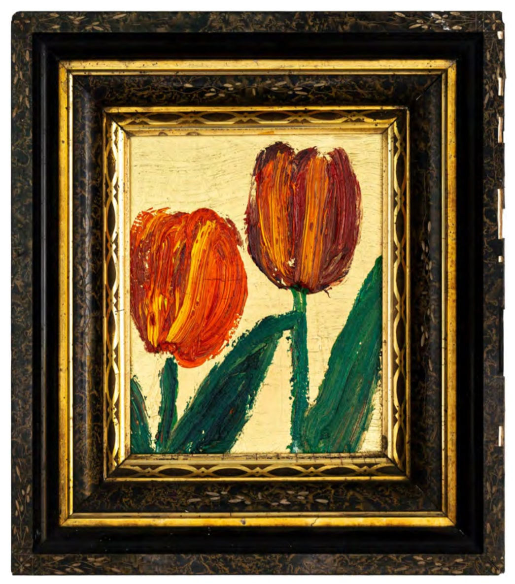 Hunt Slonem, Tulips Oneonta, 2024