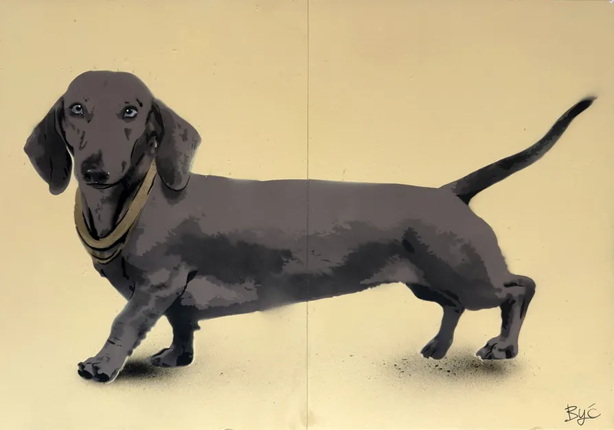 BYĆ, Dachshund- Gold/Or, 2025