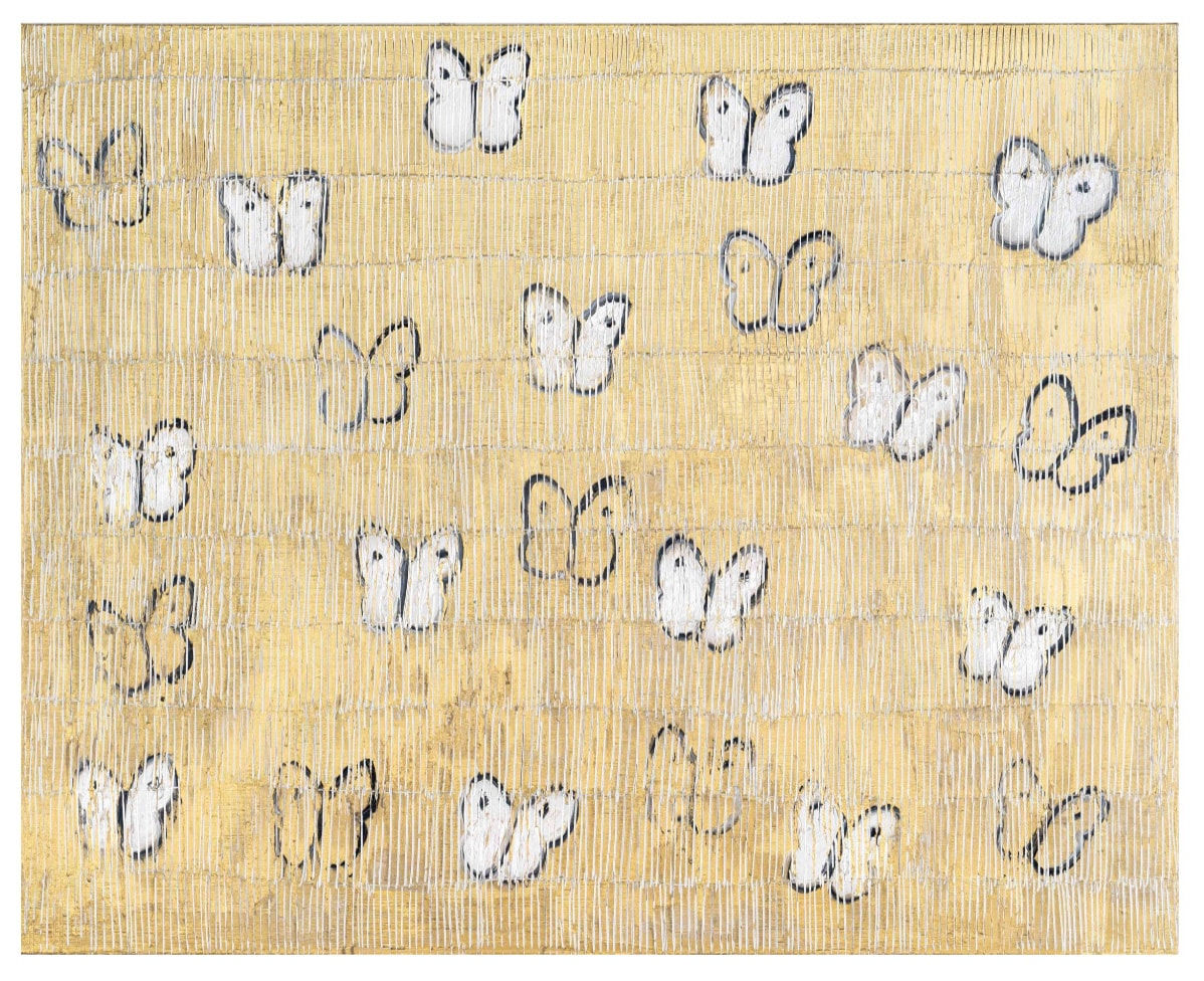 Hunt Slonem, White-Ascension-House-of-God-2, 2024