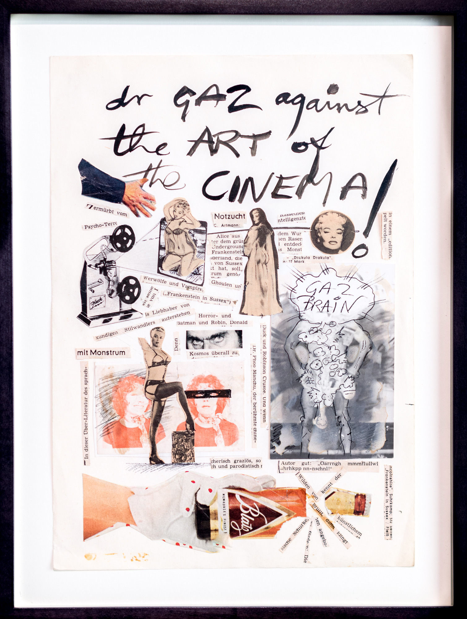 Jeff Keen, Dr. Gaz Against the Art of Cinema, 1976