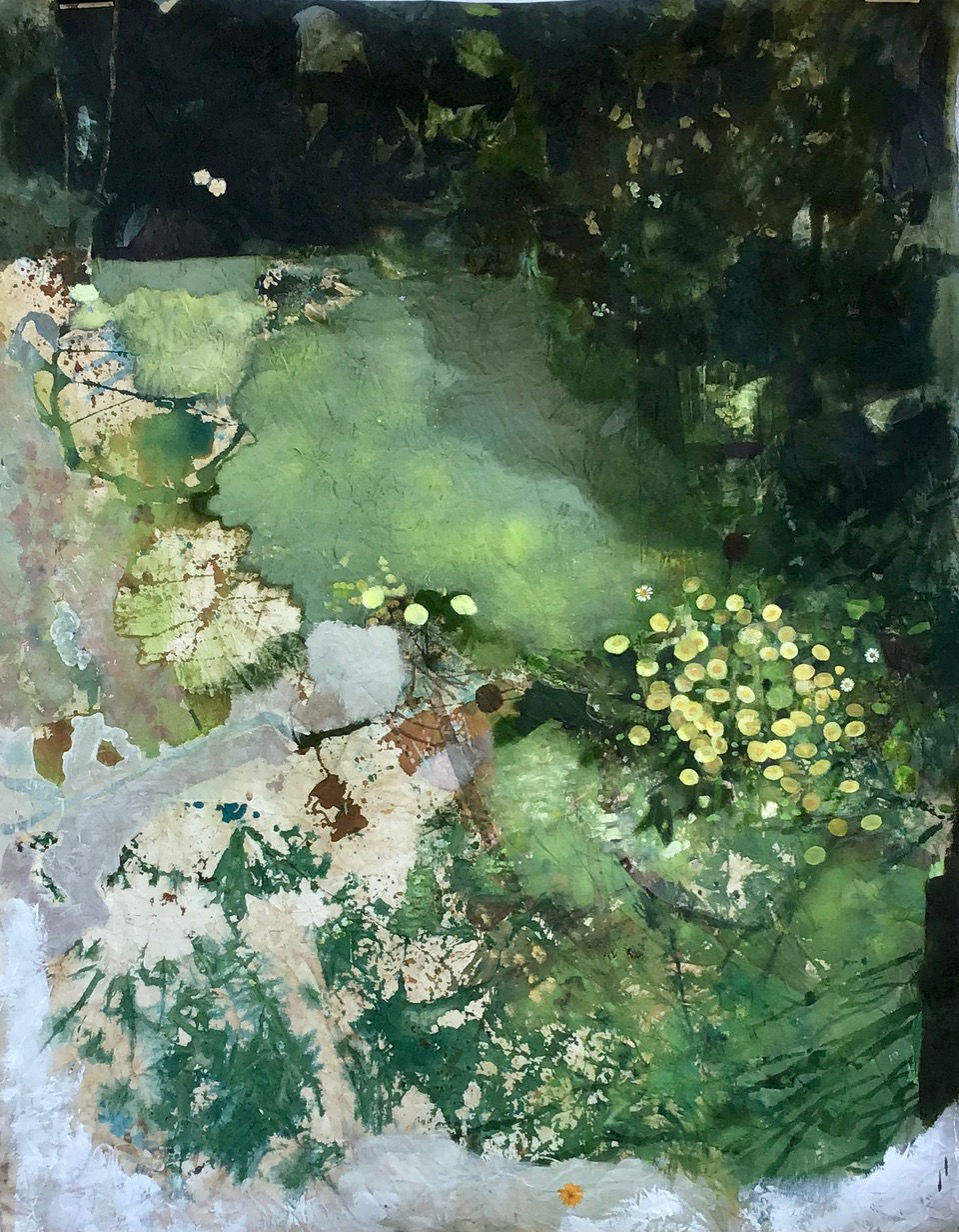 Helen Ballardie, Green Golden Daisies, 2021