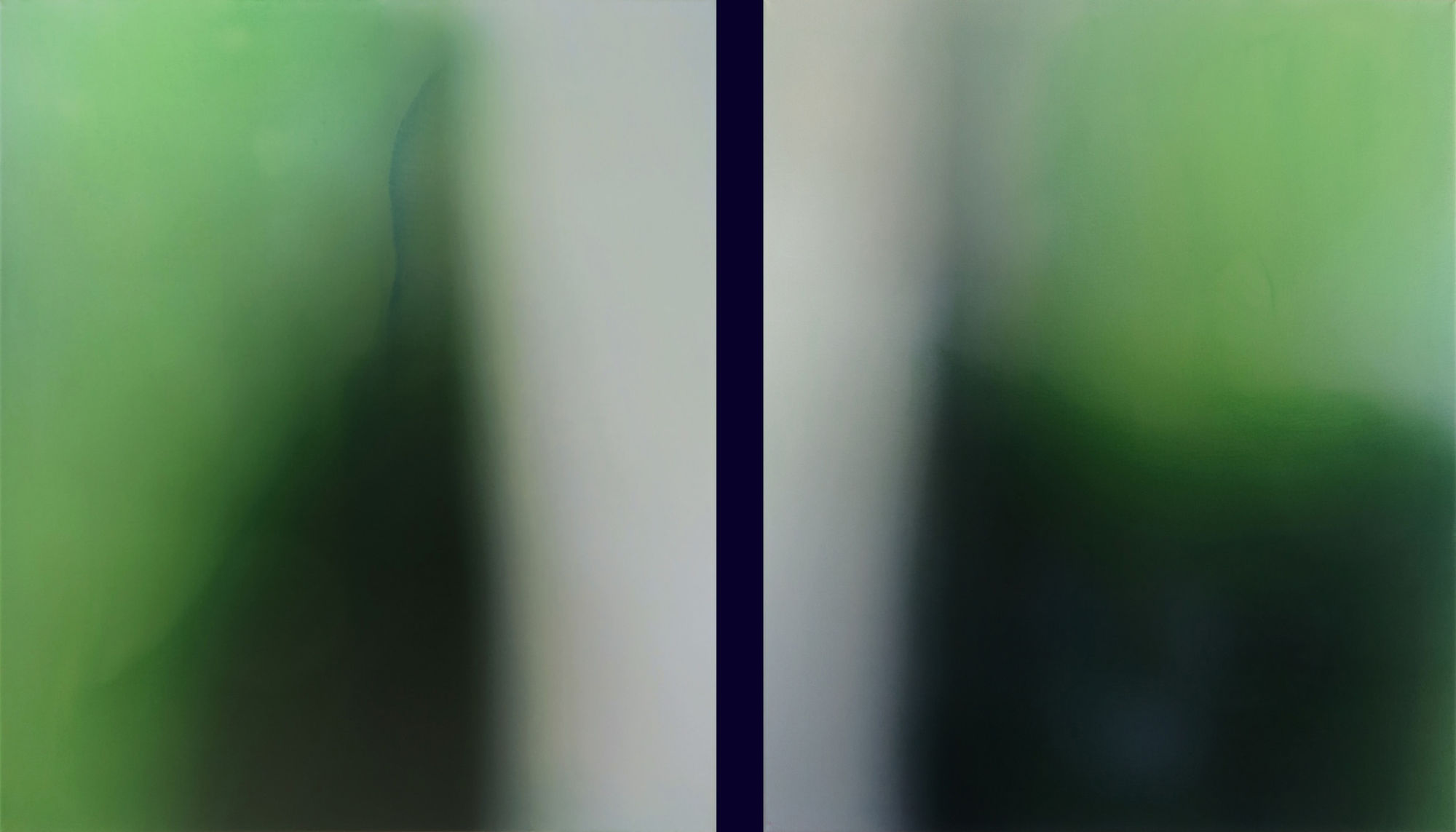 Bassmi Ibrahim, Layers of Silence #27 (diptych), 2017