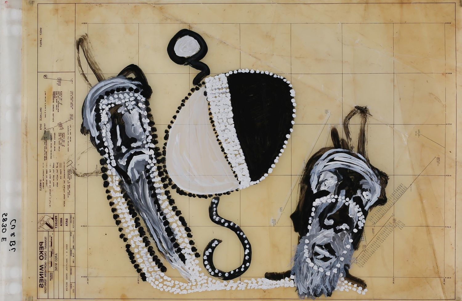 Joseph Williams Jungurayi, Two Wise Men, Purnturlku Kujjurr, 2024