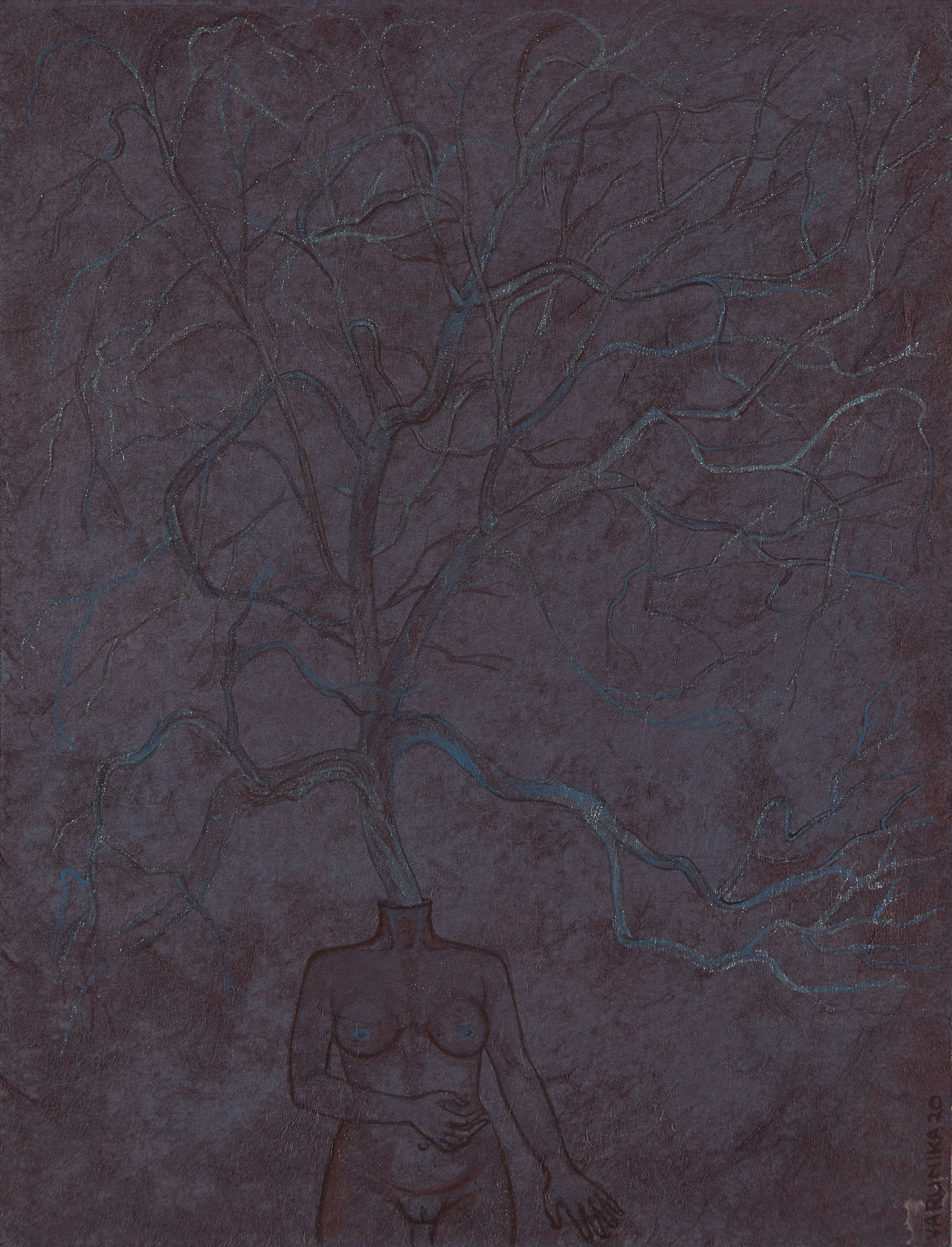 Varunika Saraf, Nocturnes (a series of 12 works), 2019