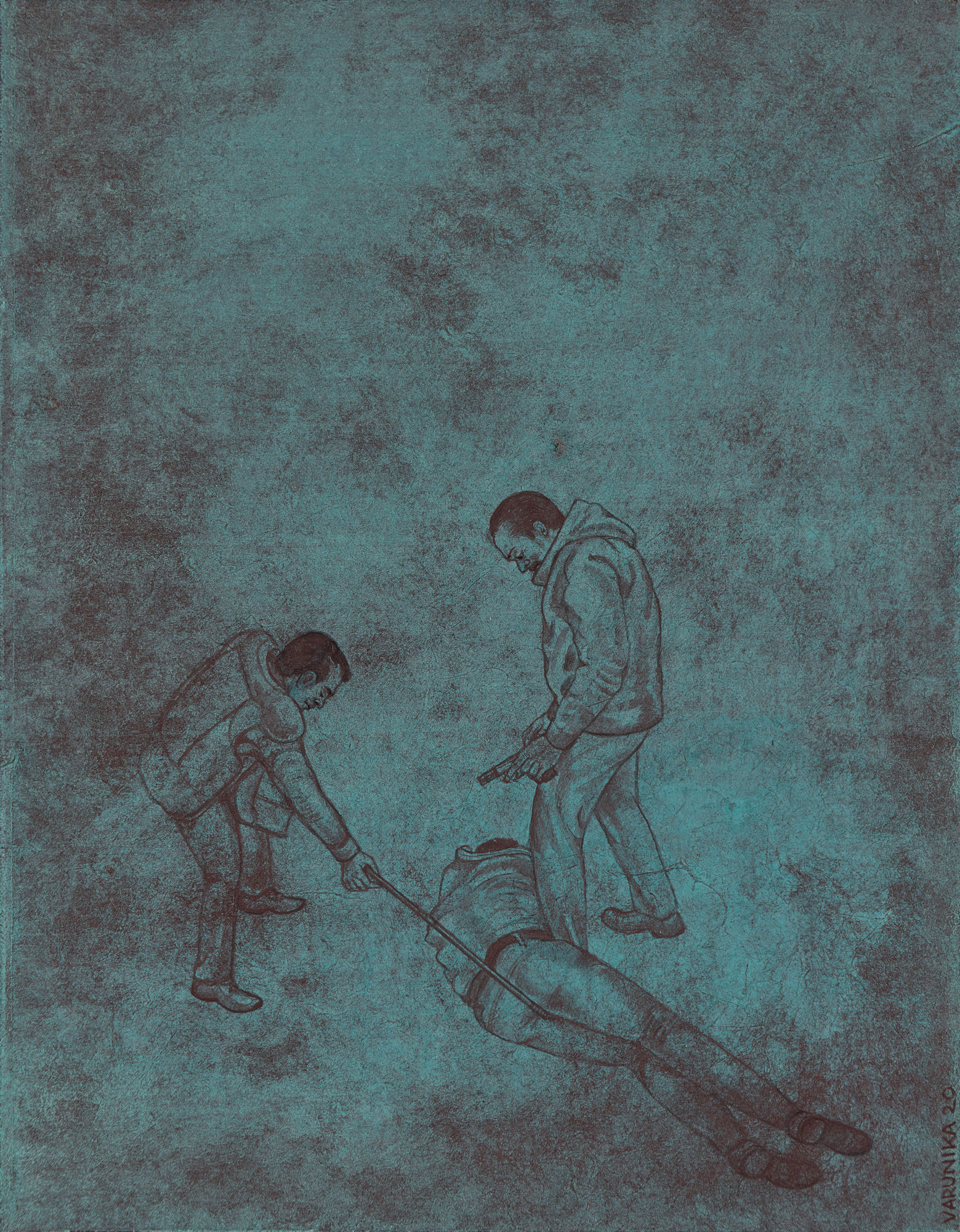 Varunika Saraf, Miasma I (a series of 12 works), 2020