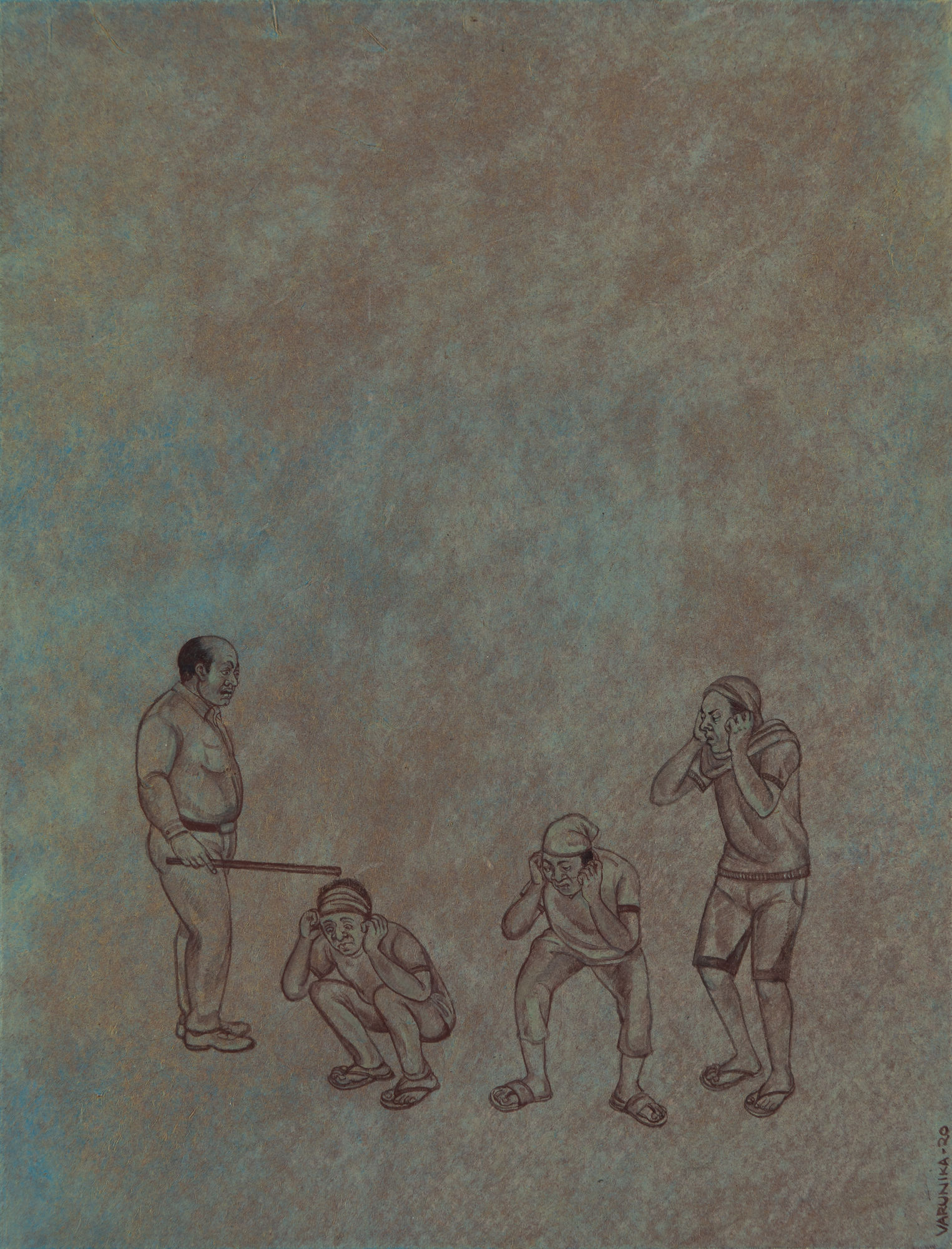 Varunika Saraf, Miasma III (a series of 12 works), 2021