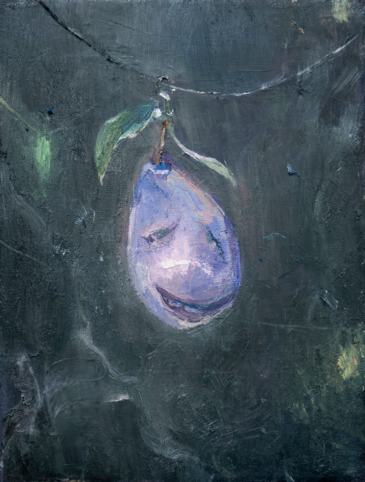 Fritz Bornstück, Sekundärfarb Lichterkette II (lazy plum), 2020