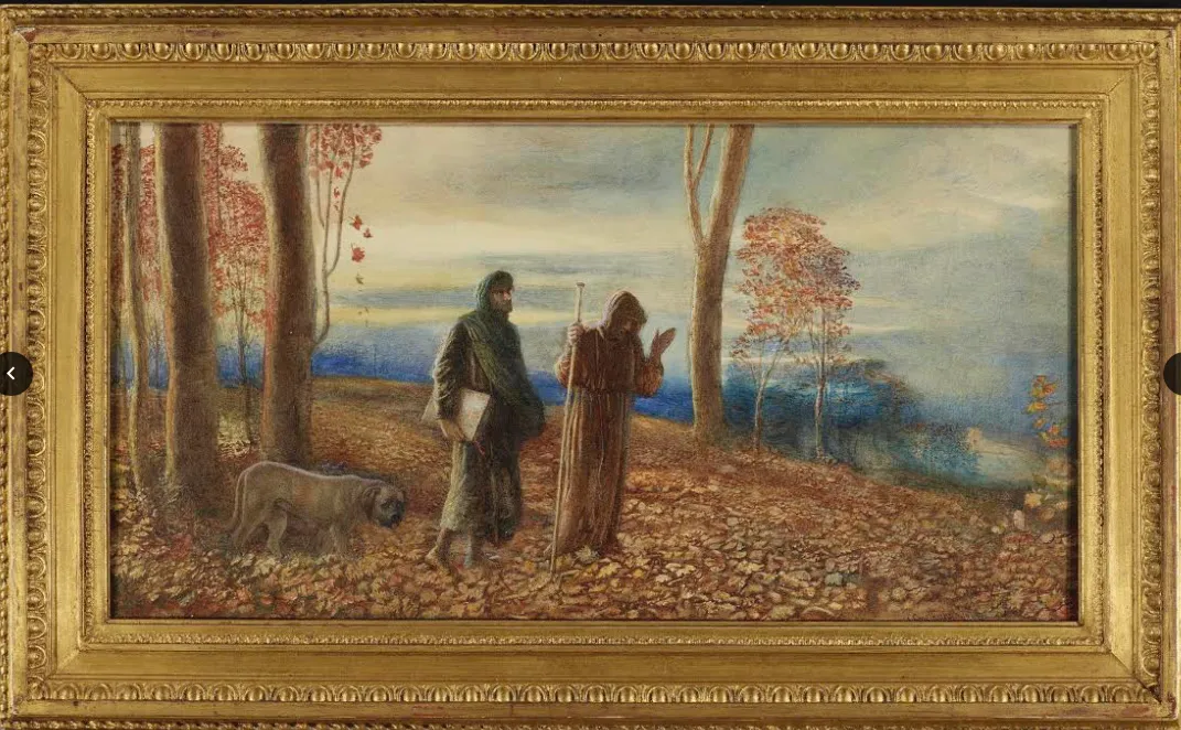 JAMES SMETHAM, Dante and Virgil in Vallombrosa, 1866