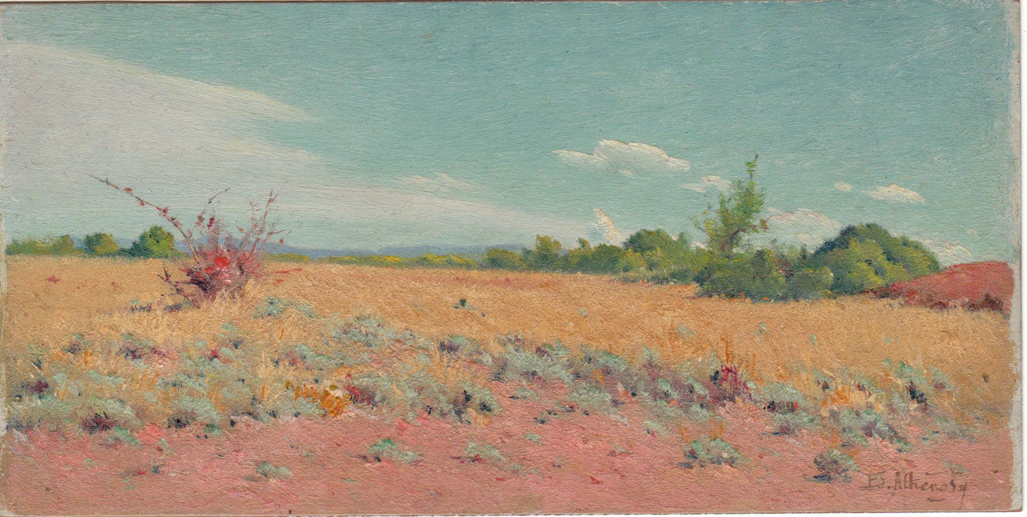 EDOUARD ATHÉNOSY, La Lande en plein soleil, c. 1919