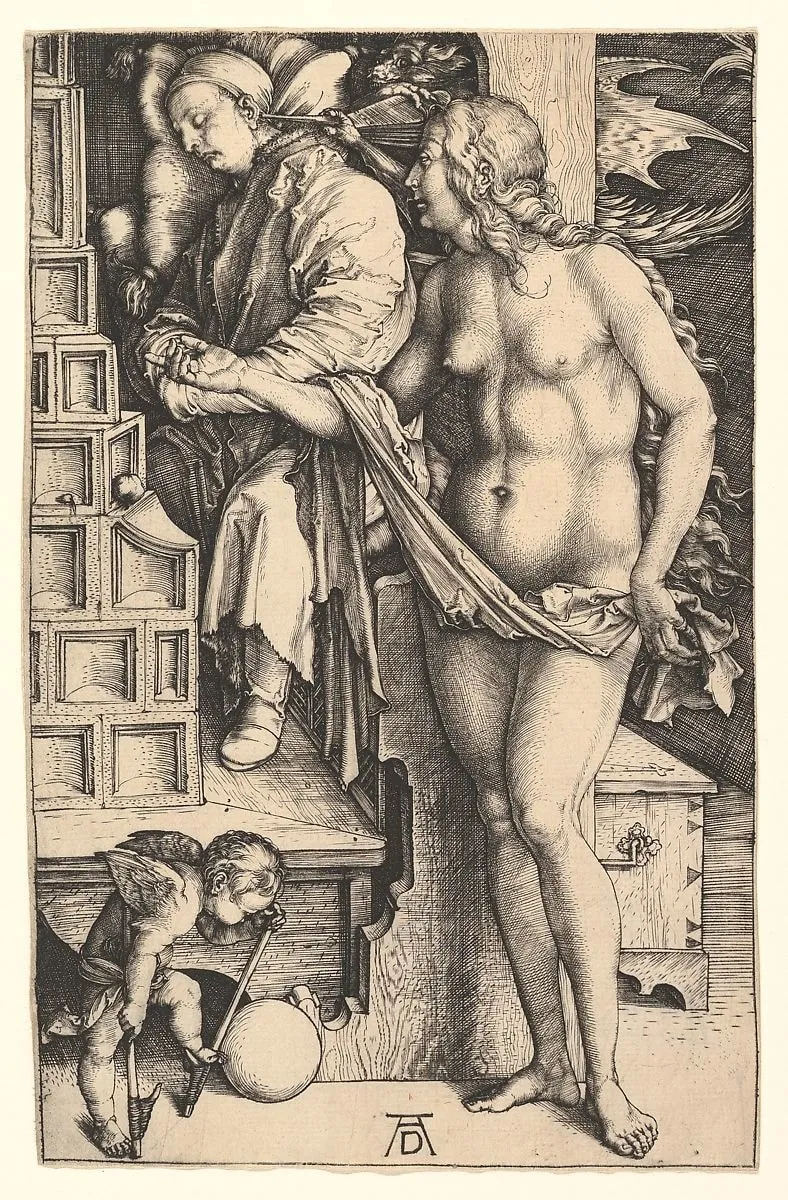 ALBRECHT DURER, The Dream of the Doctor (The Temptation of the Idler)