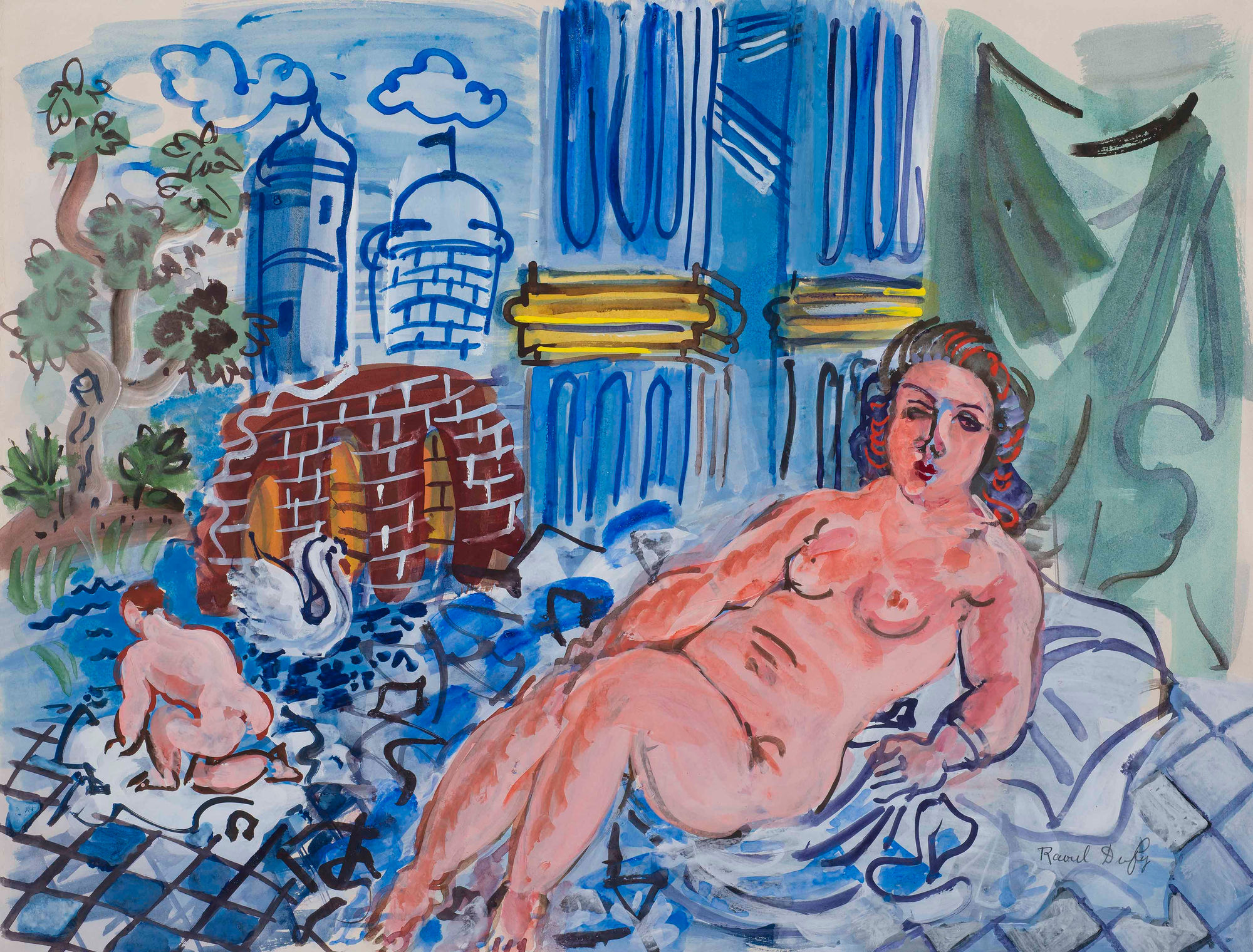 Raoul Dufy, Leda et le cygne