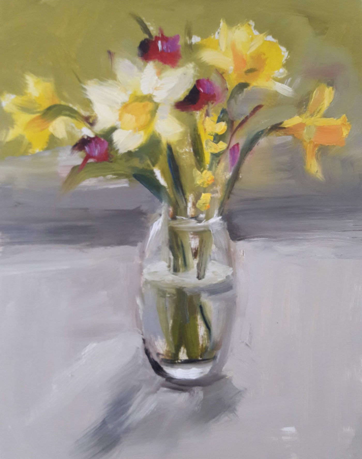 Liam Spencer, Daffodils, Crocus, and Forsythia